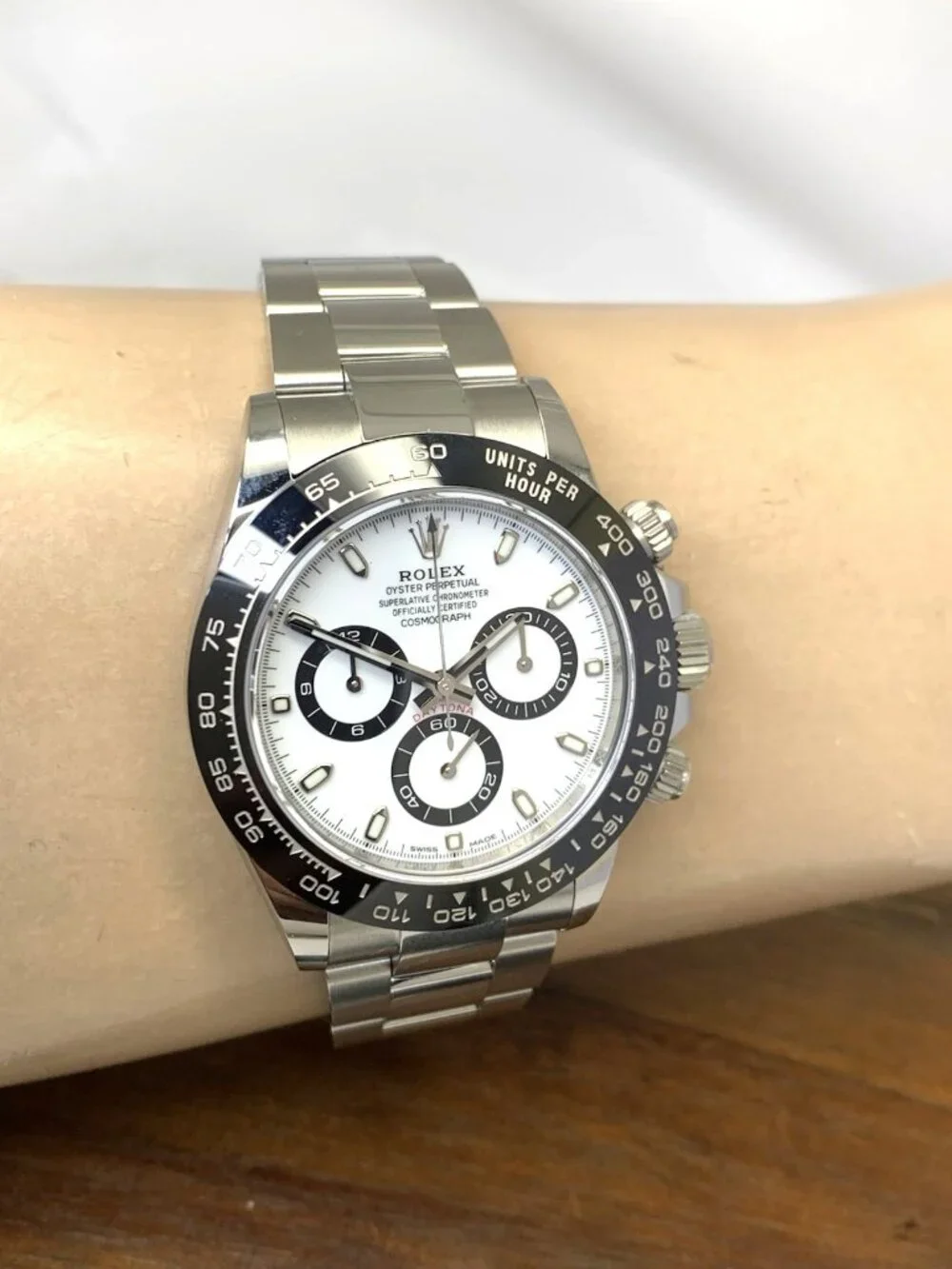 Rolex Daytona Panda Mens Watch 116500 Vintage Swiss Automatic 40mm Box 2021 Card